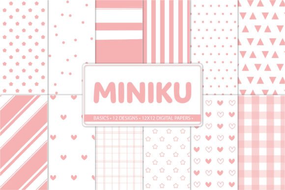 Download Blush Pink Romantic Digital Papers - Premium Resources