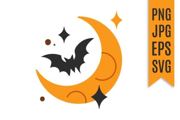 Download Spooky Moon Halloween Vector Illustratio - Halloween vector Collection