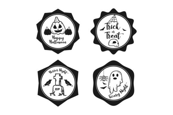 Download Badge Stamp Halloween Vector Design Logo - Halloween vector Collection